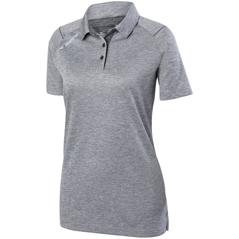 Polo Mizuno Mujer Gris España YOVS-69841